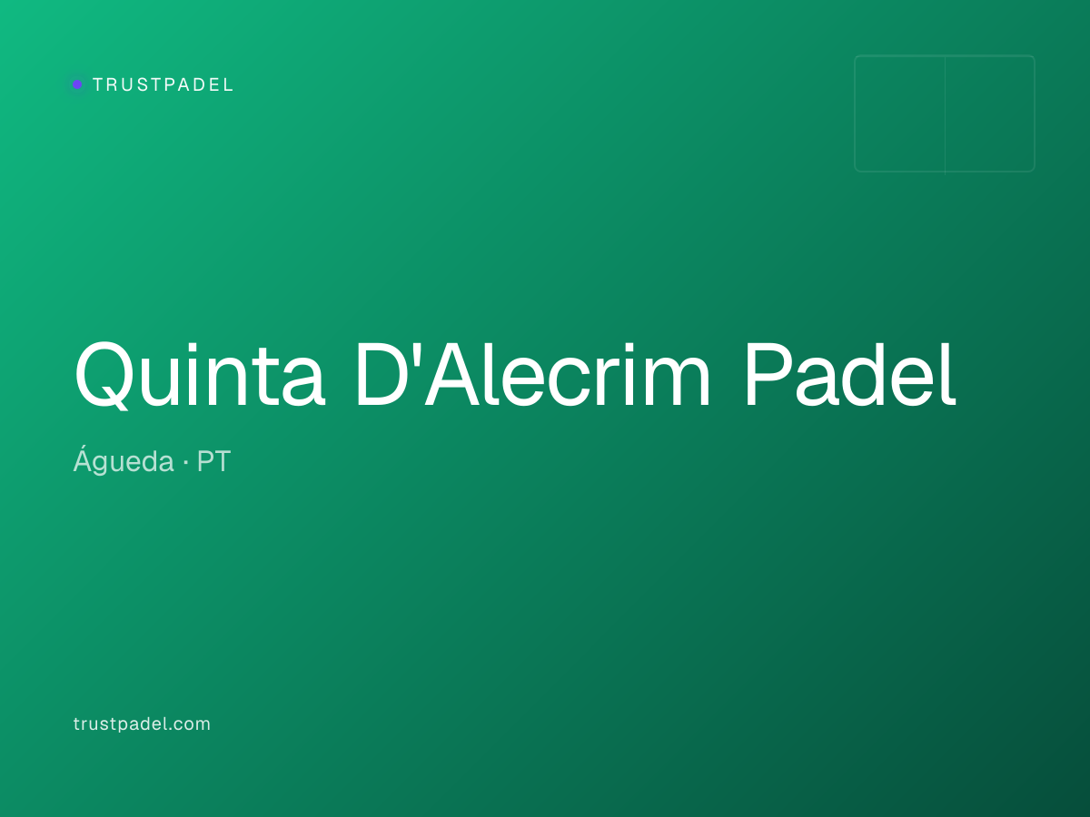 Quinta D'Alecrim Padel padel club