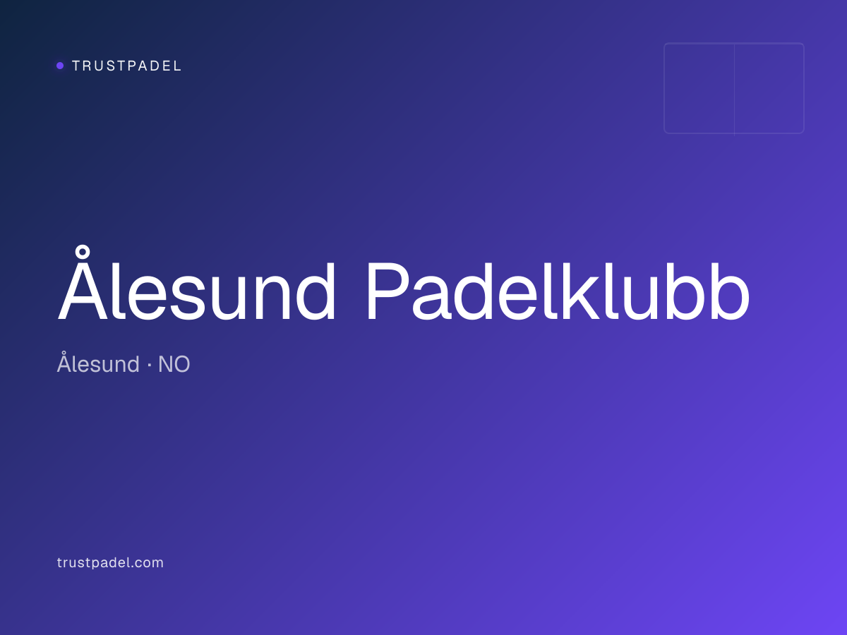 Ålesund Padelklubb padel club