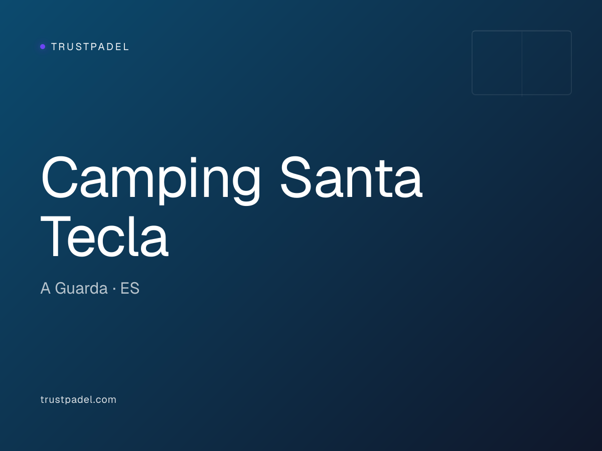 Camping Santa Tecla padel club