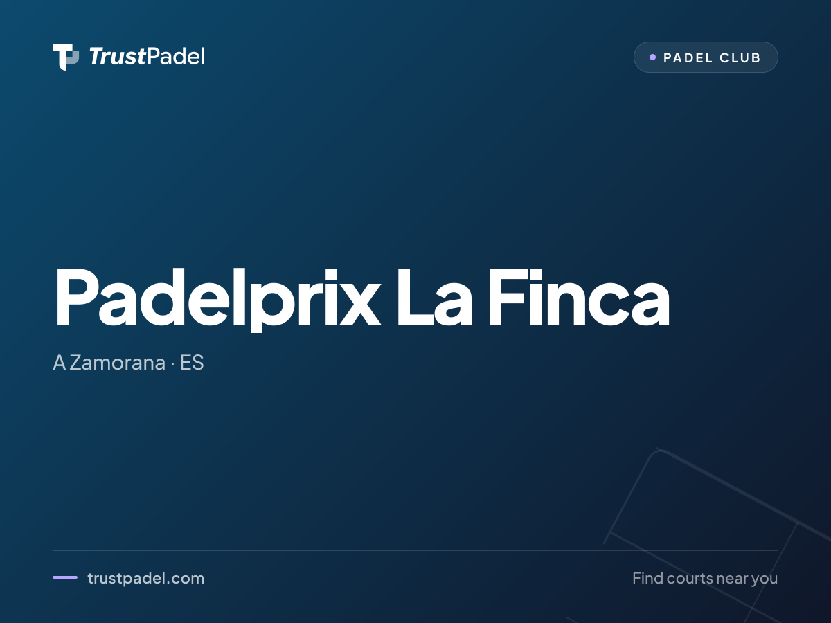 Padelprix La Finca padel club