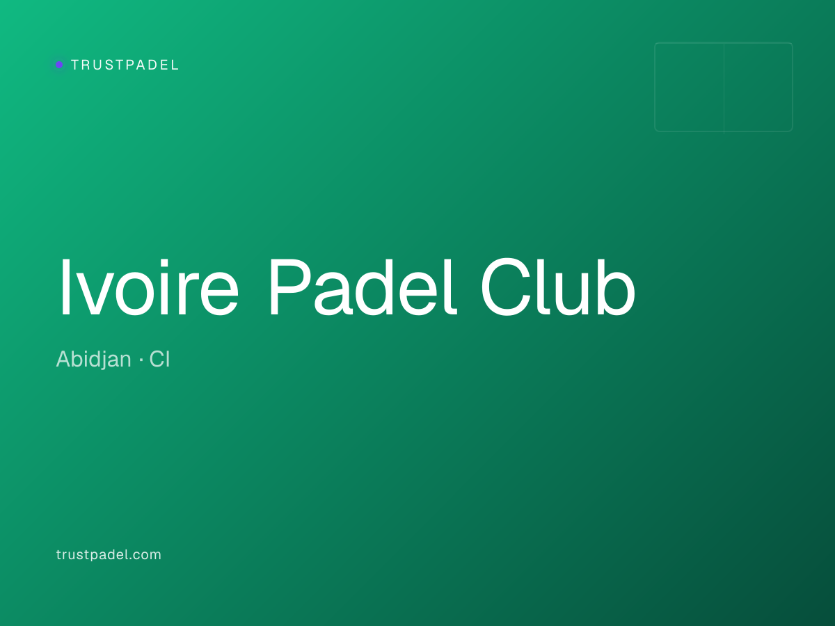 Ivoire Padel Club padel club
