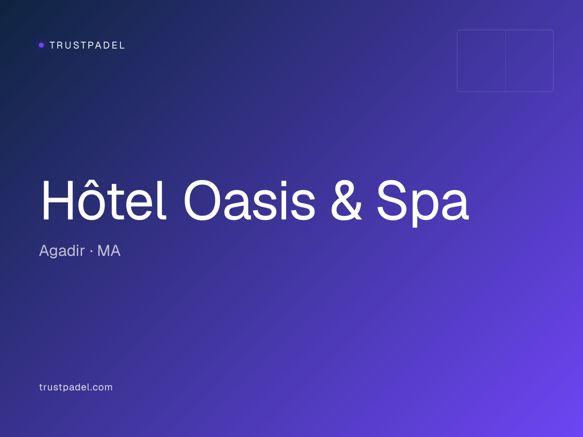Hôtel Oasis & Spa padel club