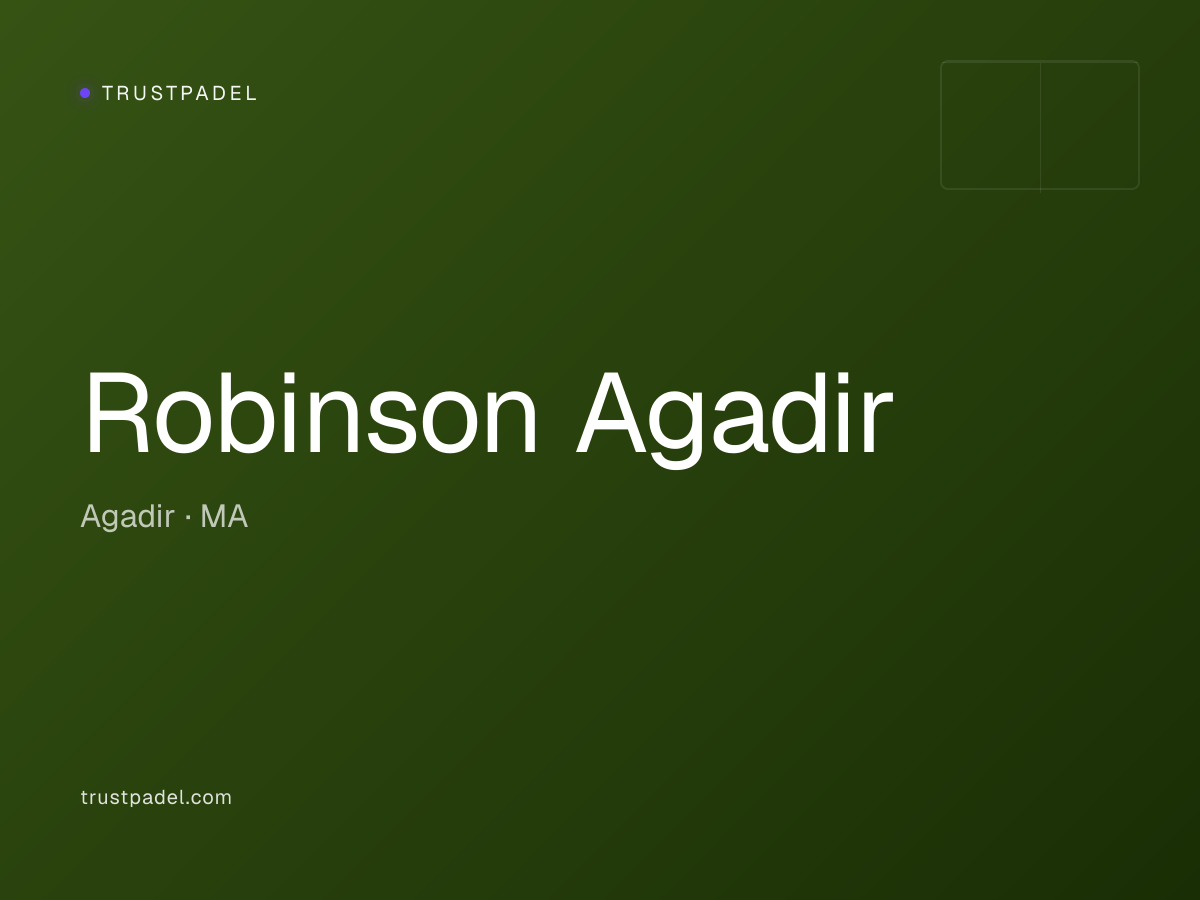 Robinson Agadir padel club
