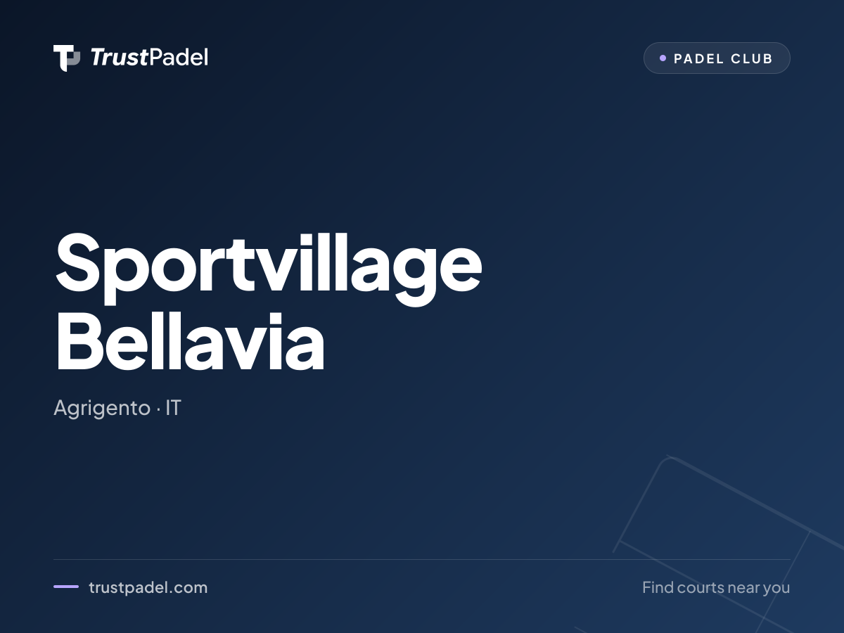Sportvillage Bellavia padel club