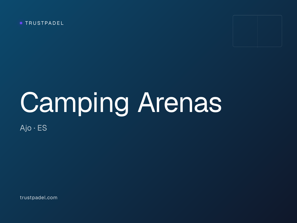 Camping Arenas padel club