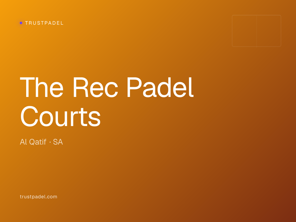 The Rec Padel Courts padel club