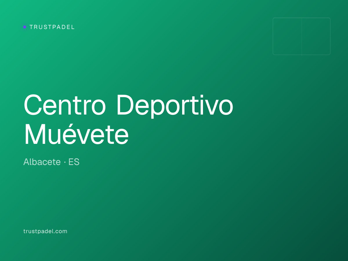 Centro Deportivo Muévete padel club