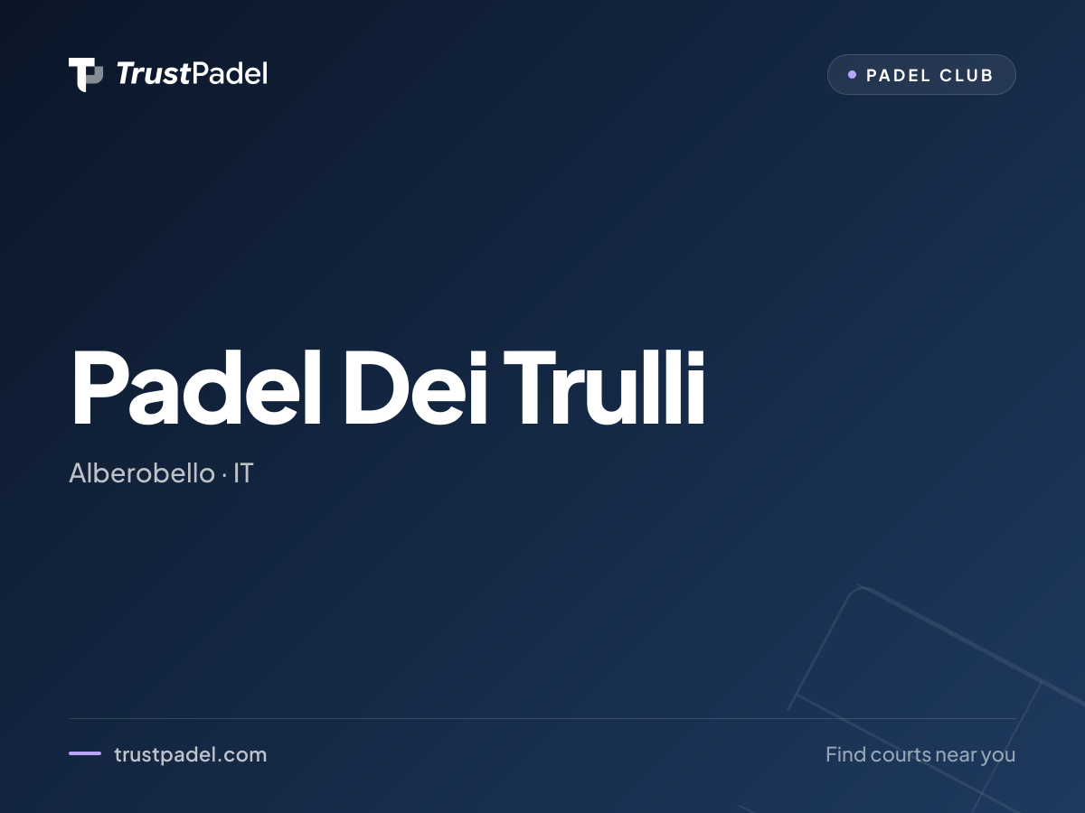 Padel Dei Trulli padel club