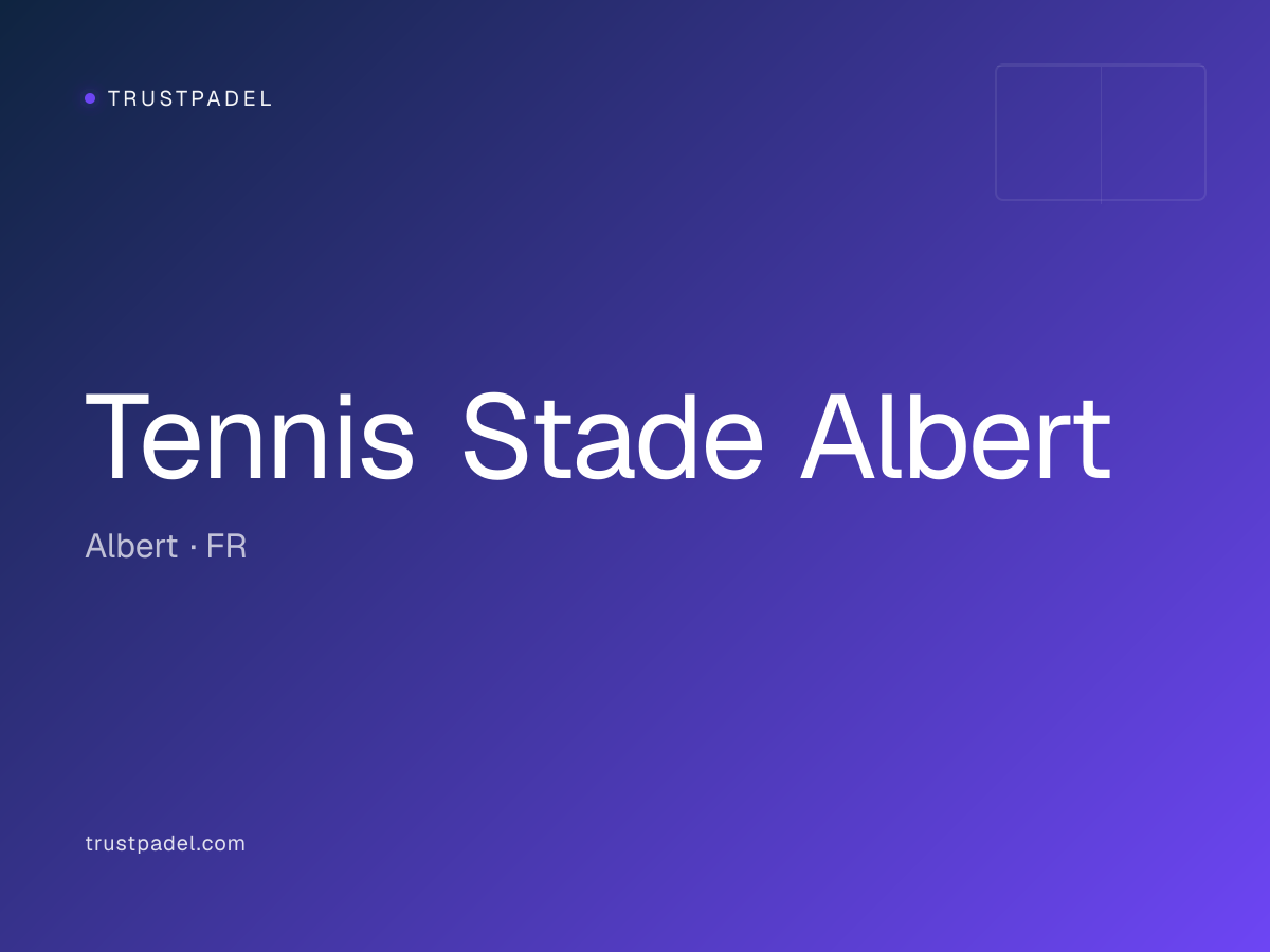 Tennis Stade Albert padel club