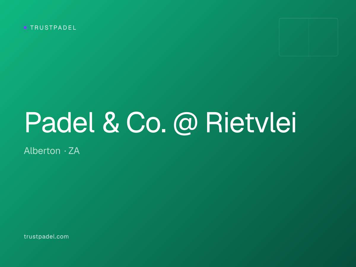 Padel & Co. @ Rietvlei padel club