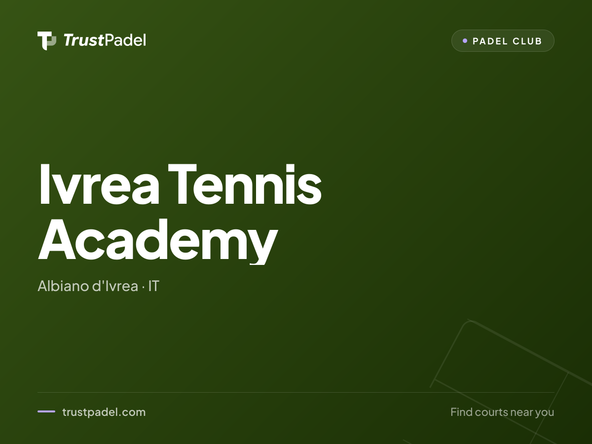 Ivrea Tennis Academy padel club