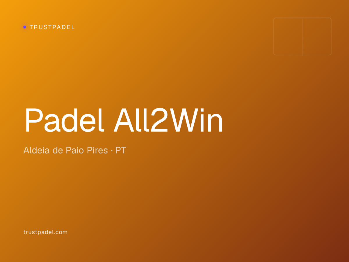Padel All2Win padel club