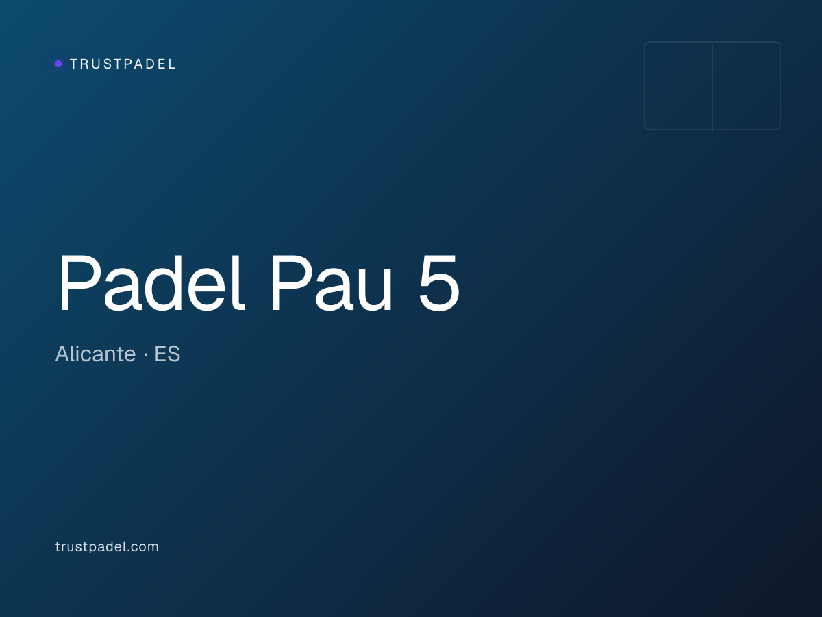 Padel Pau 5 padel club