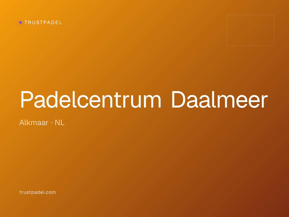 Padelcentrum Daalmeer padel club