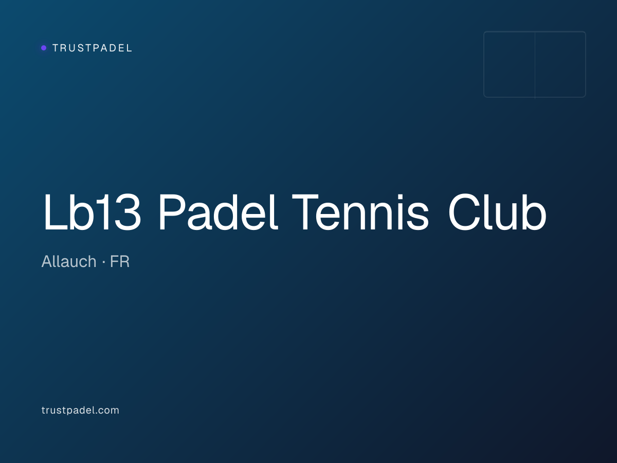 Lb13 Padel Tennis Club padel club