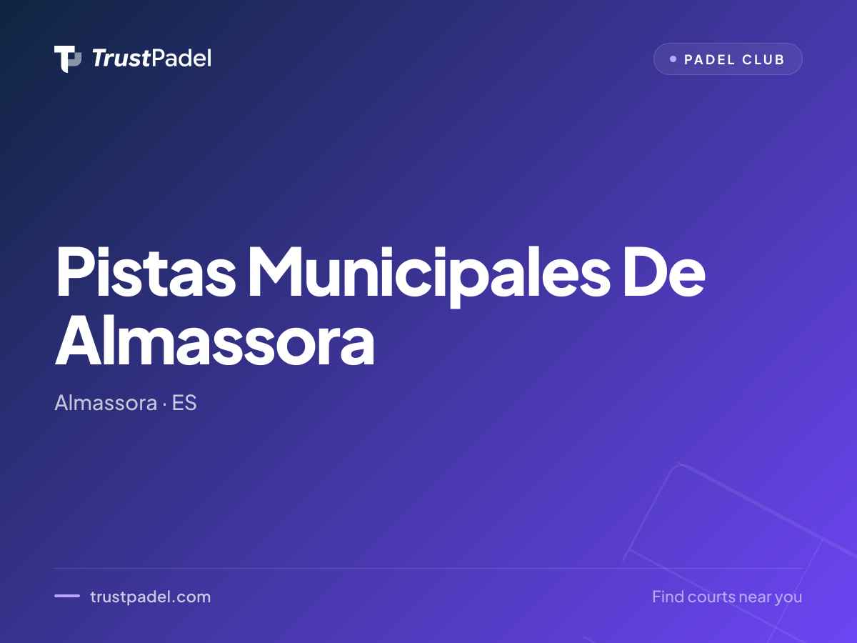 Pistas Municipales De Almassora padel club