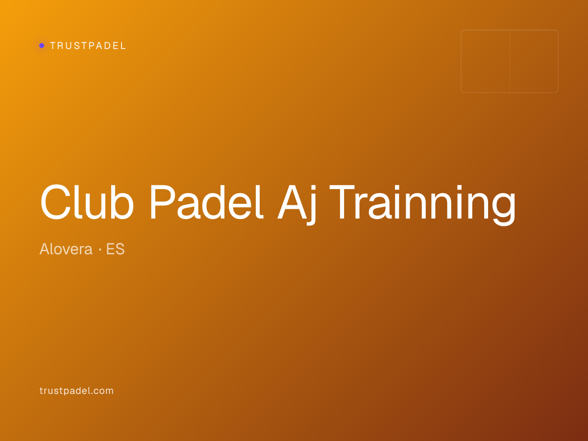 Club Padel Aj Trainning padel club