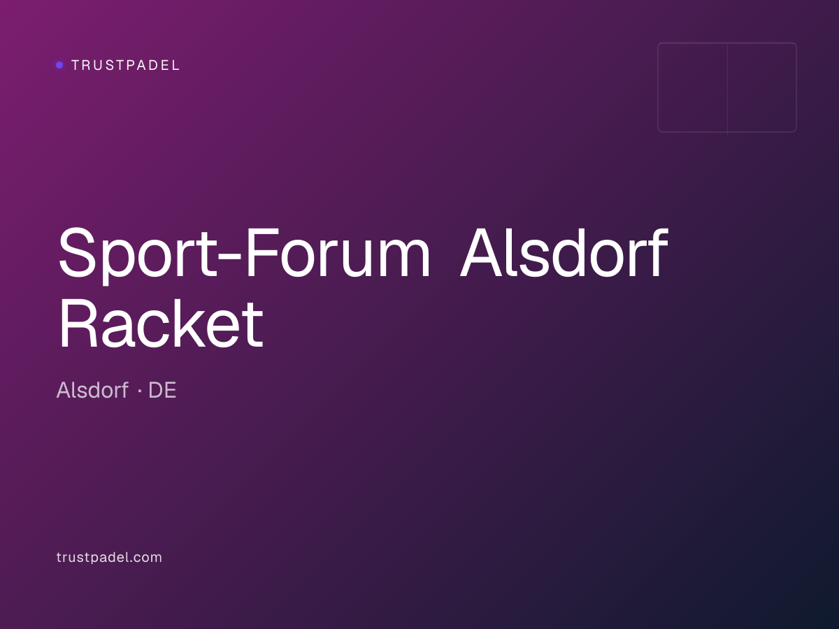 Sport-Forum Alsdorf Racket padel club
