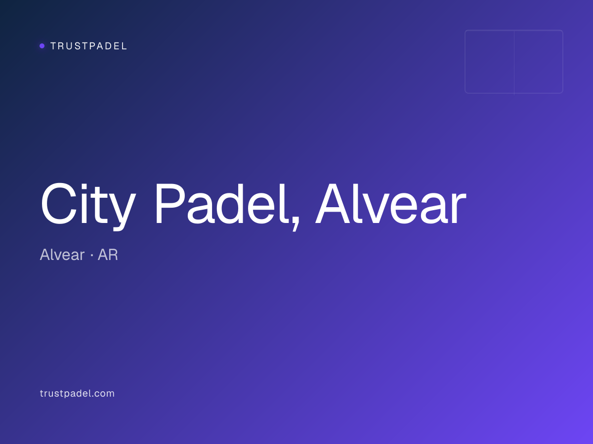 City Padel, Alvear padel club