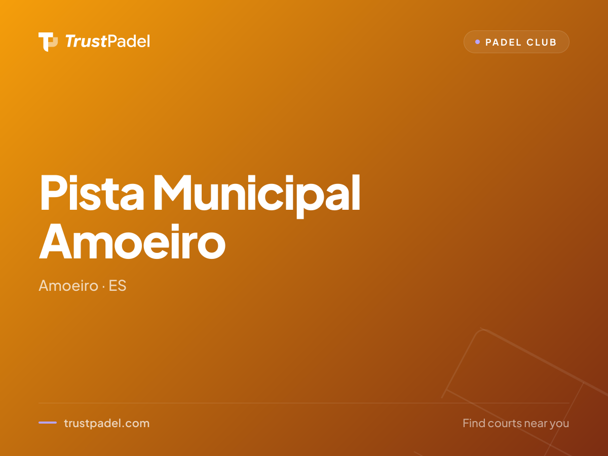 Pista Municipal Amoeiro padel club