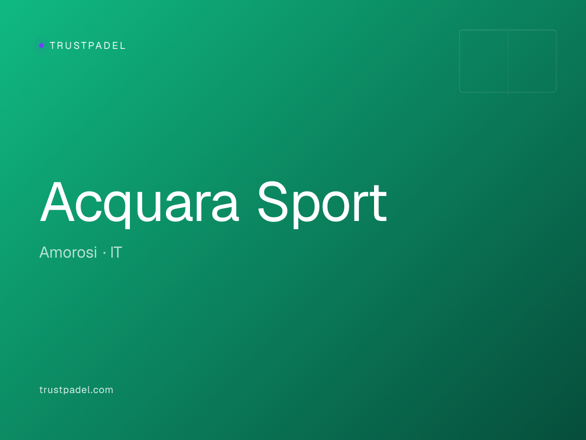 Acquara Sport padel club