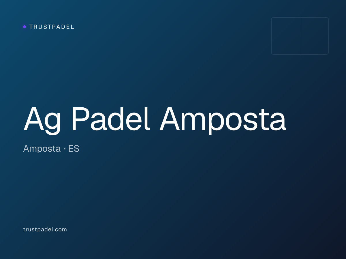 Ag Padel Amposta padel club
