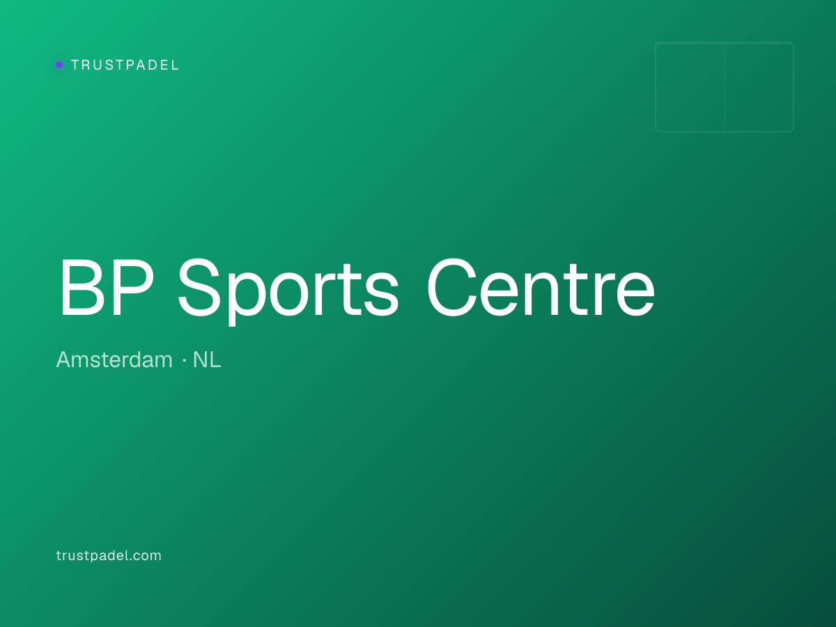BP Sports Centre padel club