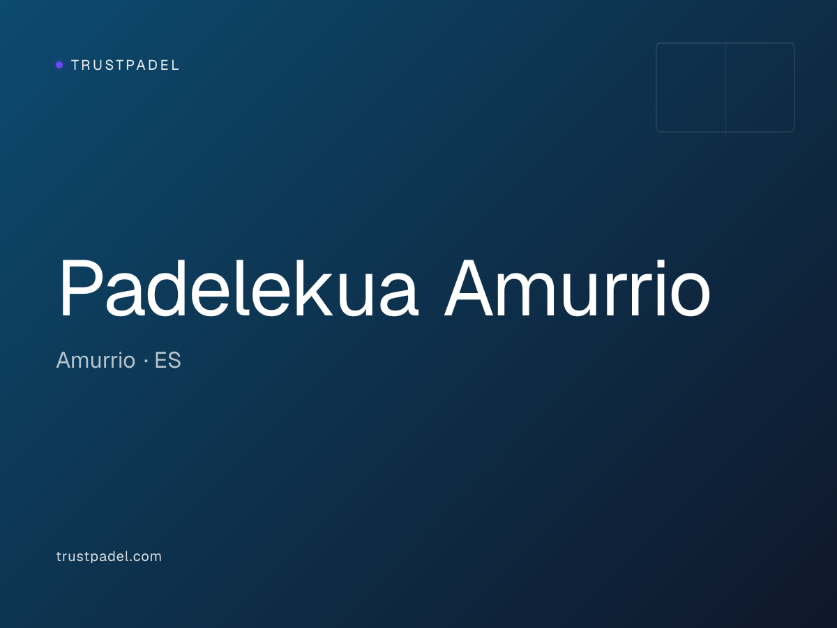 Padelekua Amurrio padel club