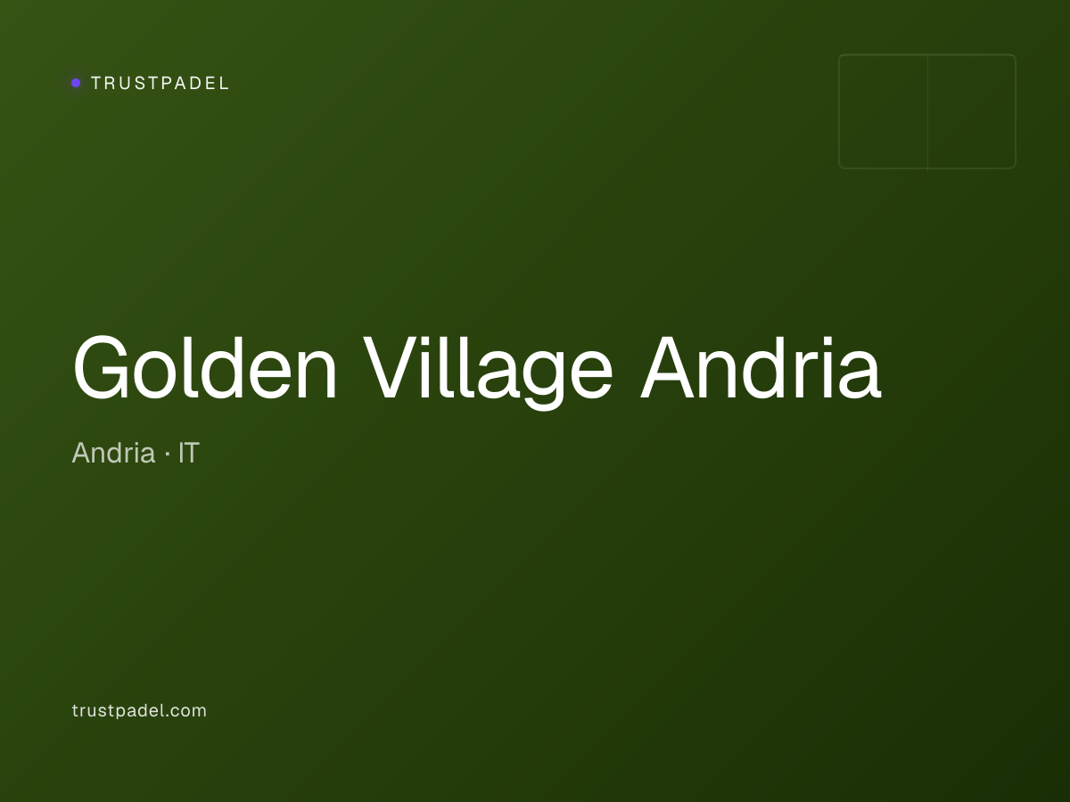 Golden Village Andria padel club