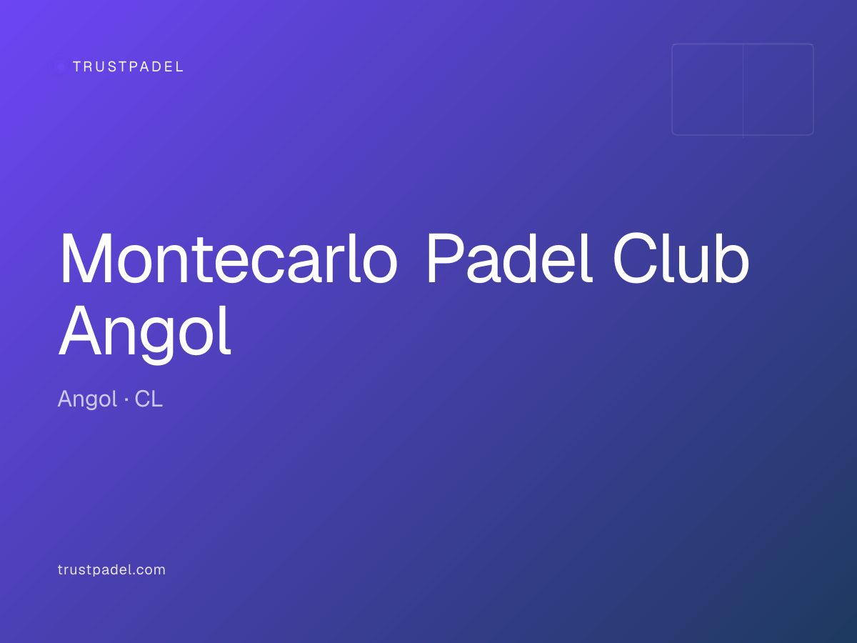Montecarlo Padel Club Angol padel club