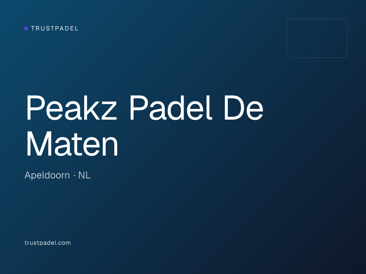 Peakz Padel De Maten padel club