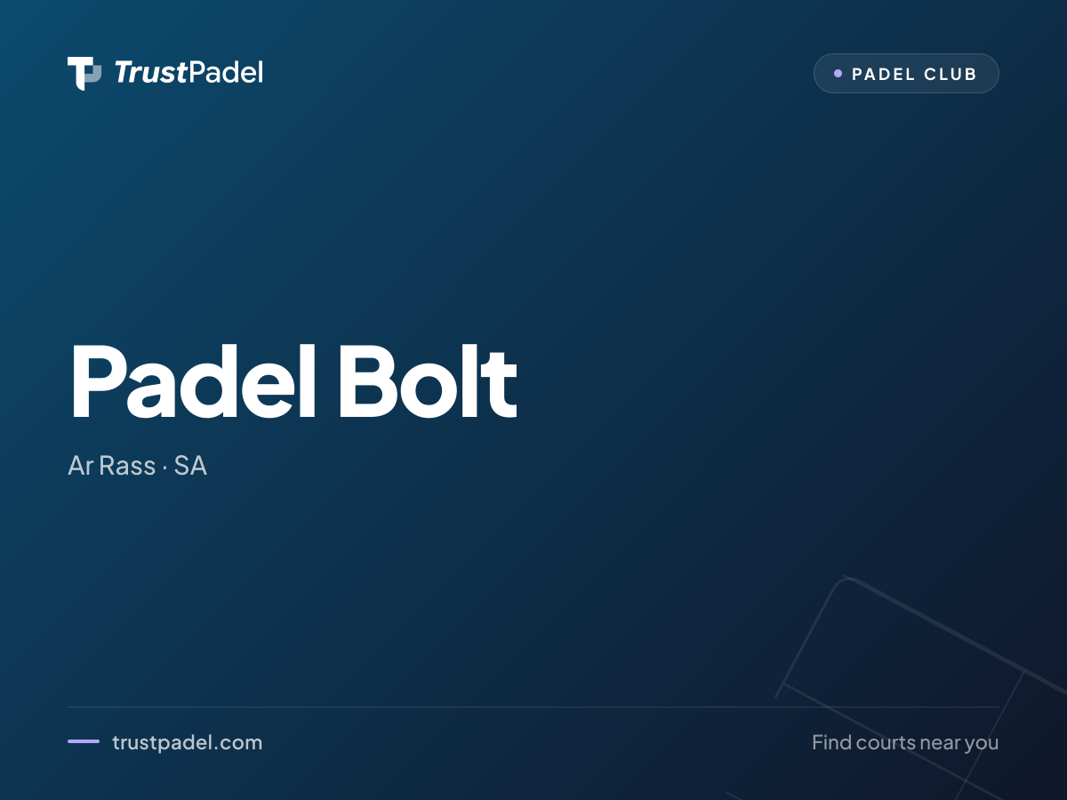 Padel Bolt padel club