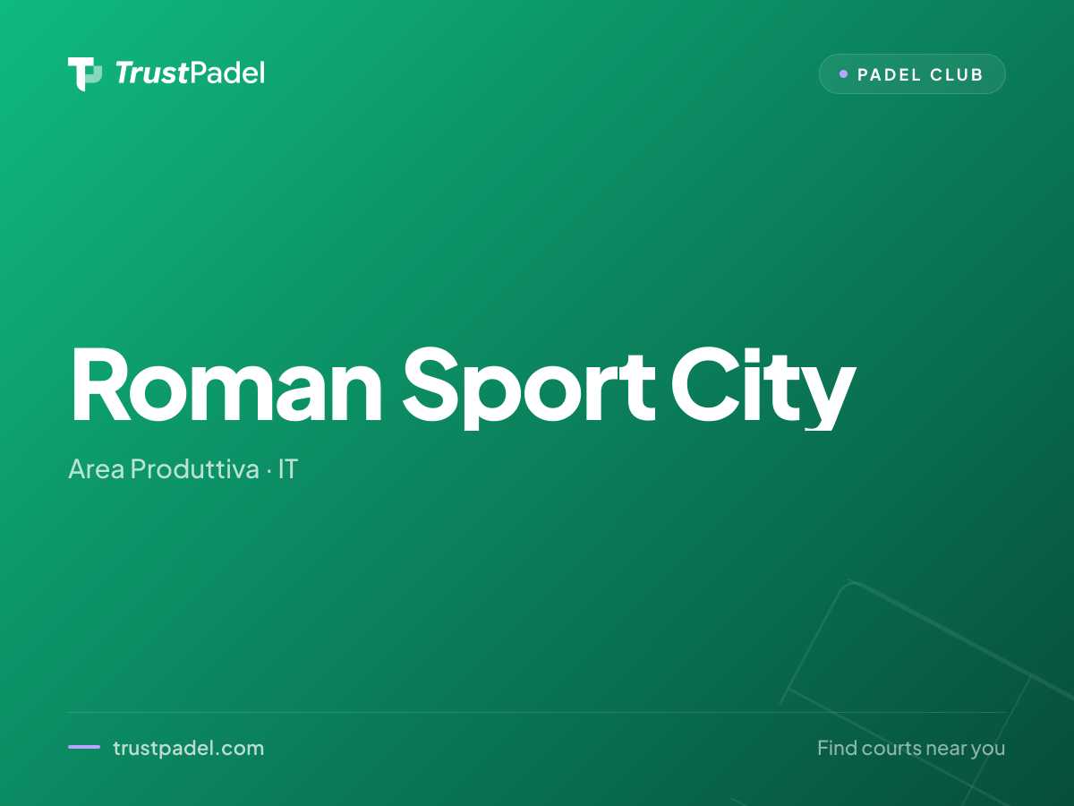 Roman Sport City padel club