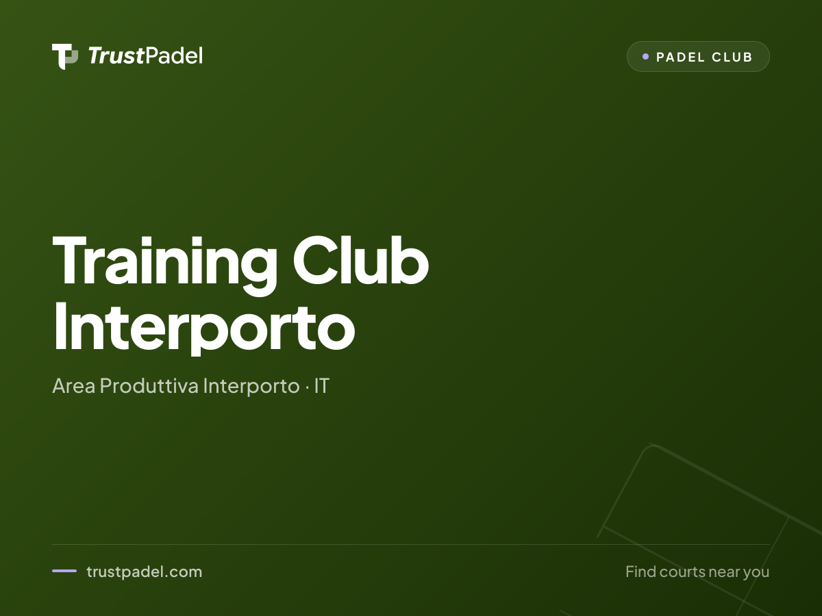 Training Club Interporto padel club
