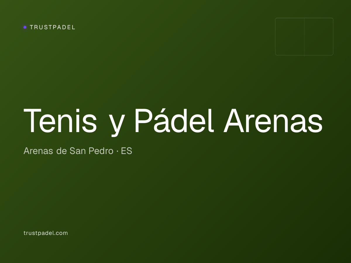 Tenis y Pádel Arenas padel club