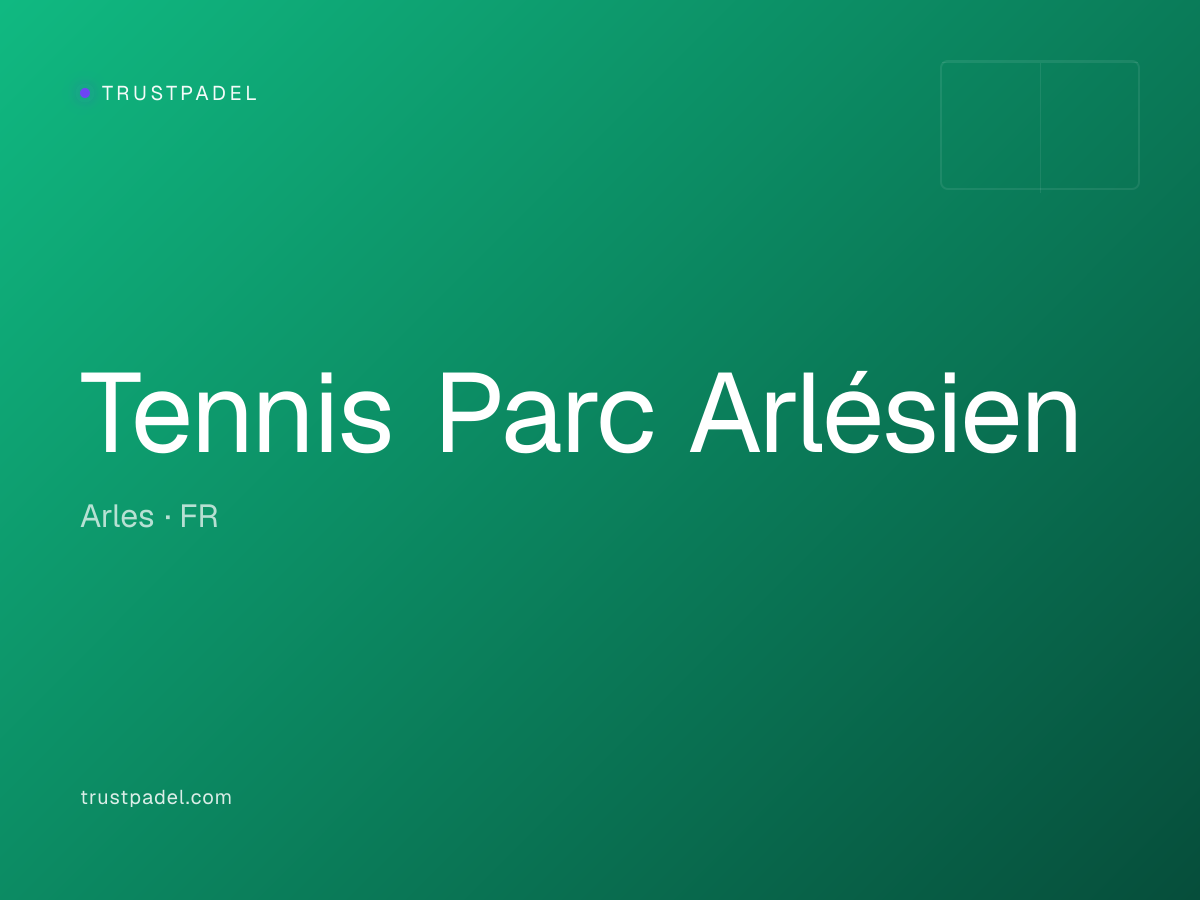 Tennis Parc Arlésien padel club