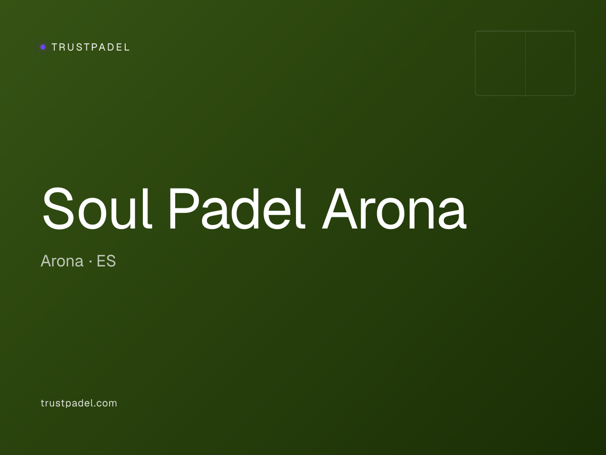 Soul Padel Arona padel club