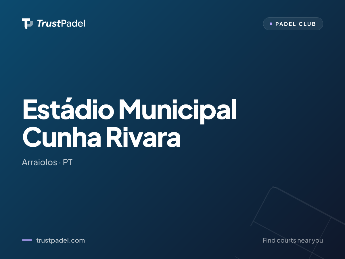 Estádio Municipal Cunha Rivara padel club