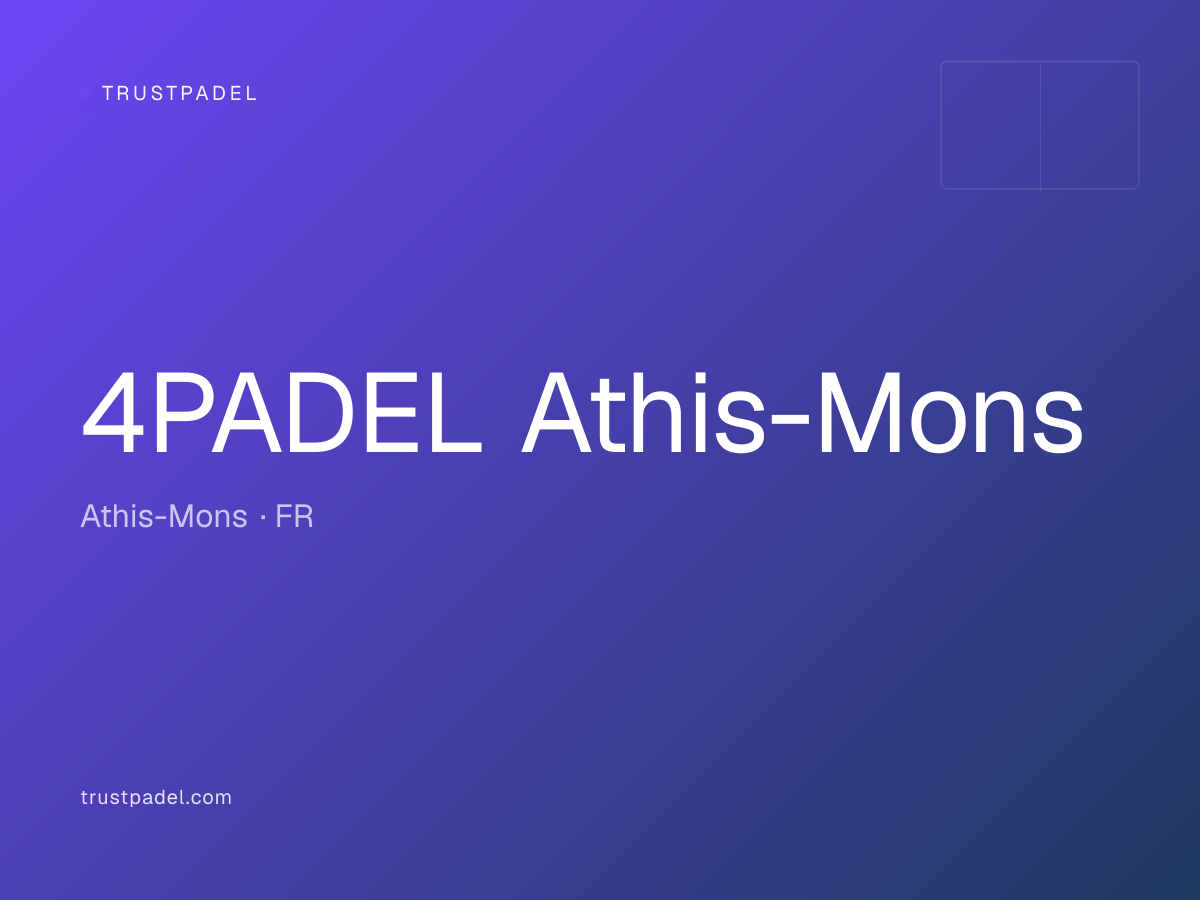 4PADEL Athis-Mons padel club