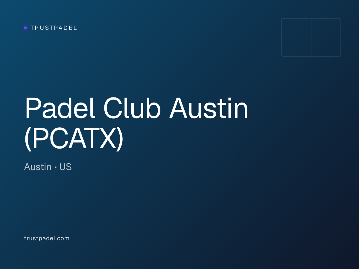 Padel Club Austin (PCATX) padel club