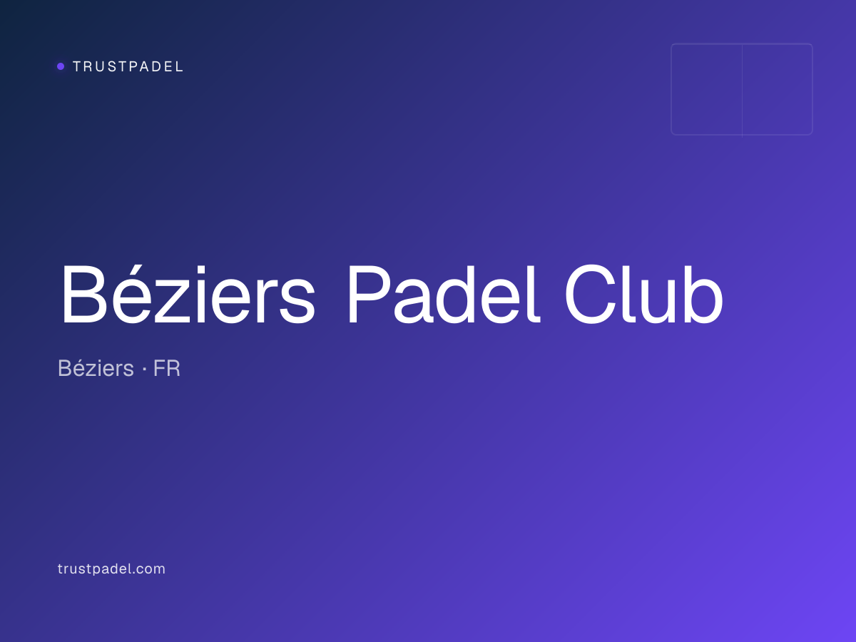 Béziers Padel Club padel club