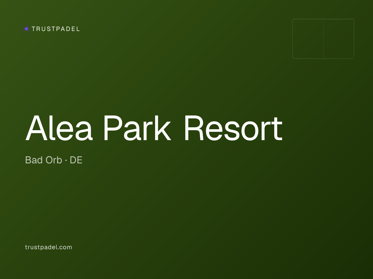 Alea Park Resort padel club