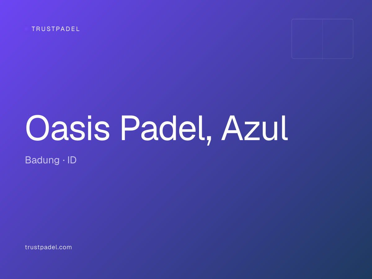 Oasis Padel, Azul padel club