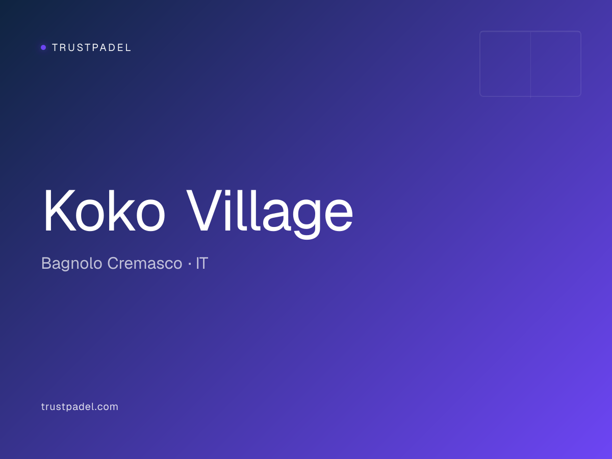 Koko Village padel club