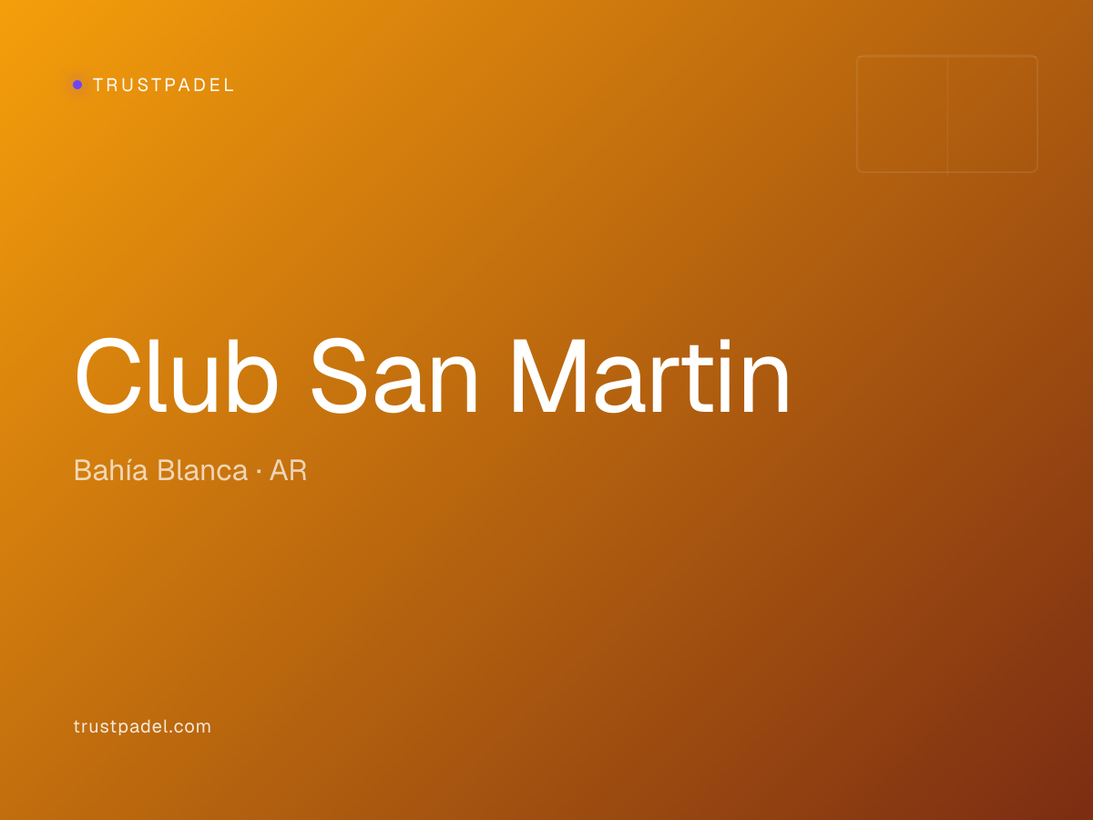 Club San Martin padel club