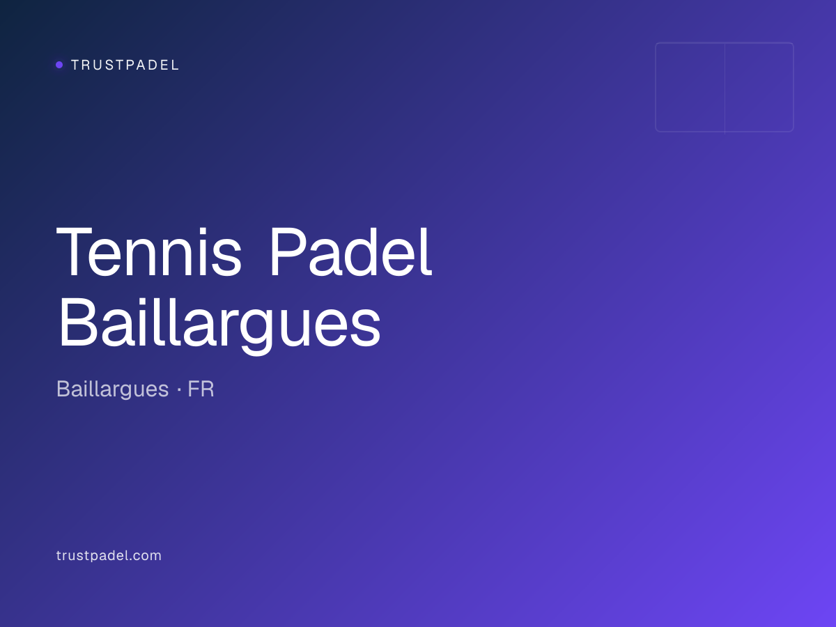 Tennis Padel Baillargues padel club