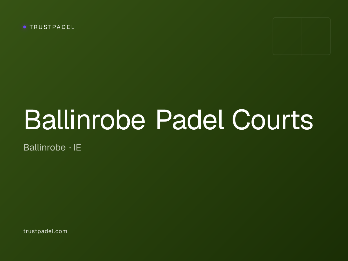 Ballinrobe Padel Courts padel club