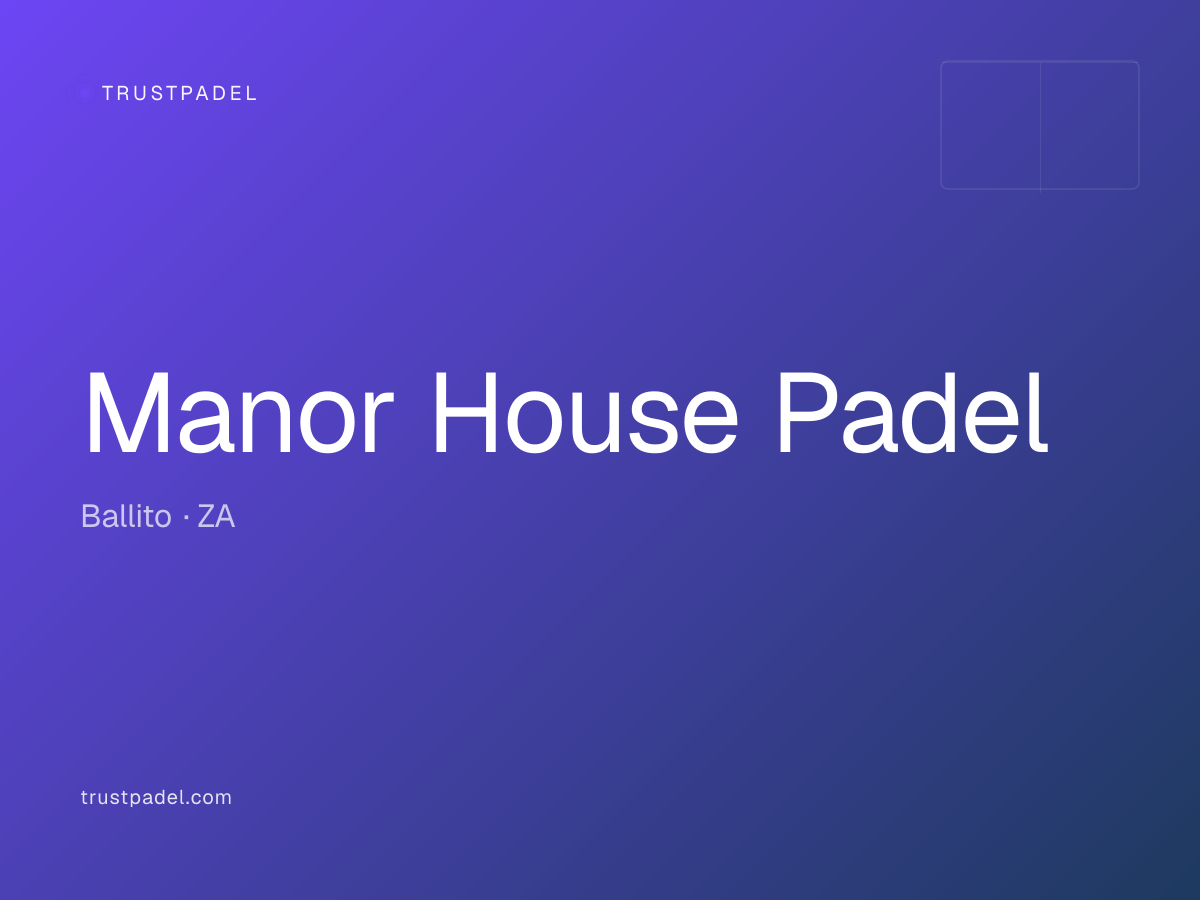 Manor House Padel padel club