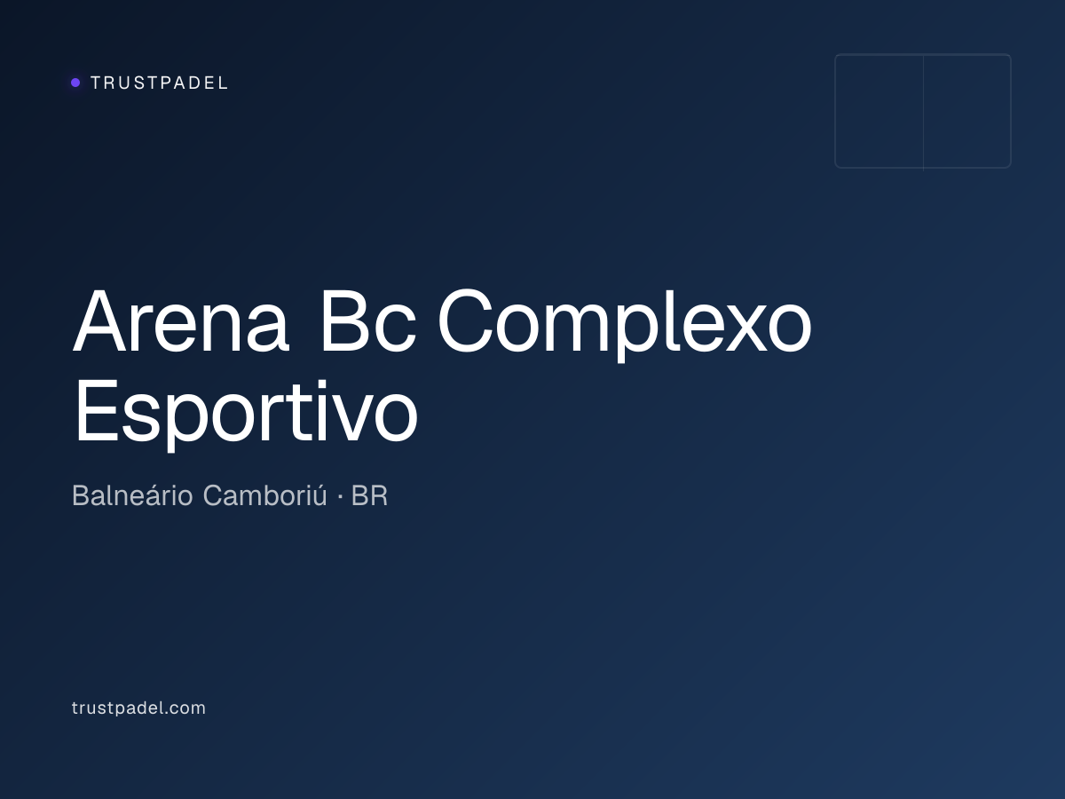 Arena Bc Complexo Esportivo padel club