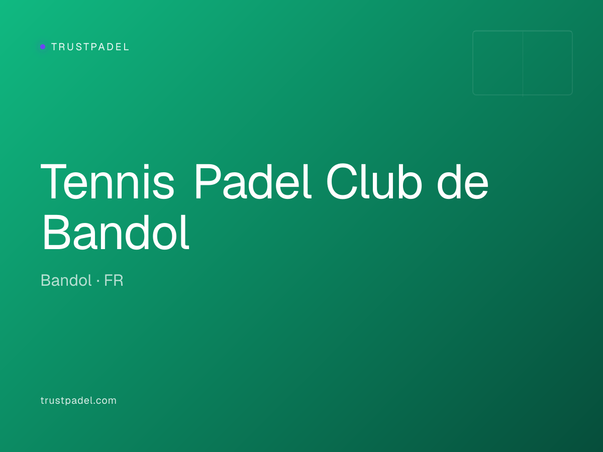 Tennis Padel Club de Bandol padel club